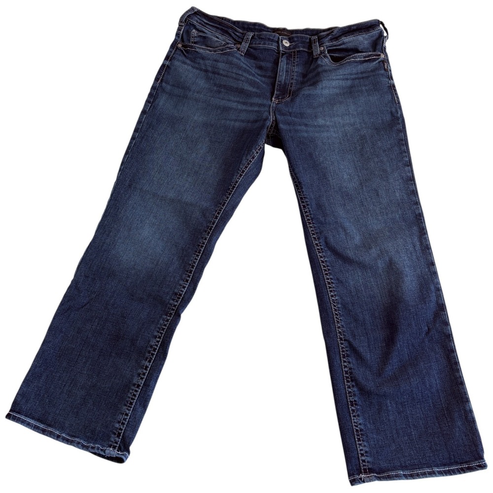 Silver Co. Gordie Jeans Mens 38x30 (38x28.5) Blue Denim Loose Fit‎ Straight Leg